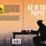 Book cover of 'Kè M So Papye' by Wilny Edouard with silhouette of a man writing.